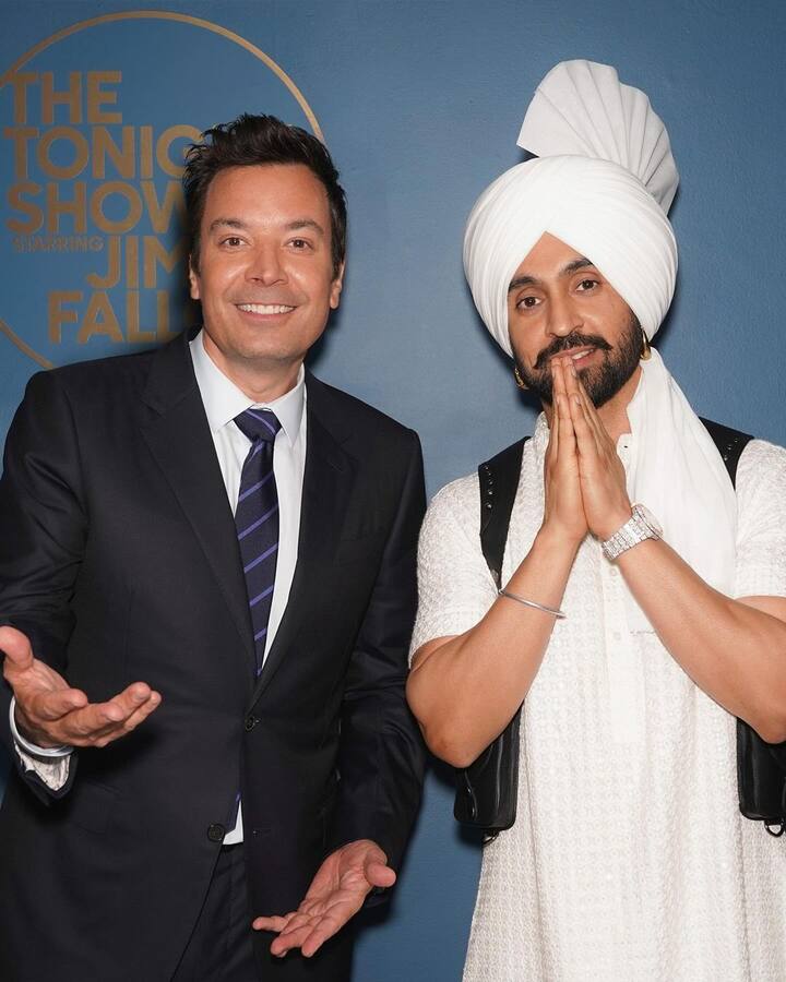Host Jimmy Fallon welcomed Dosanjh on the show, saying,