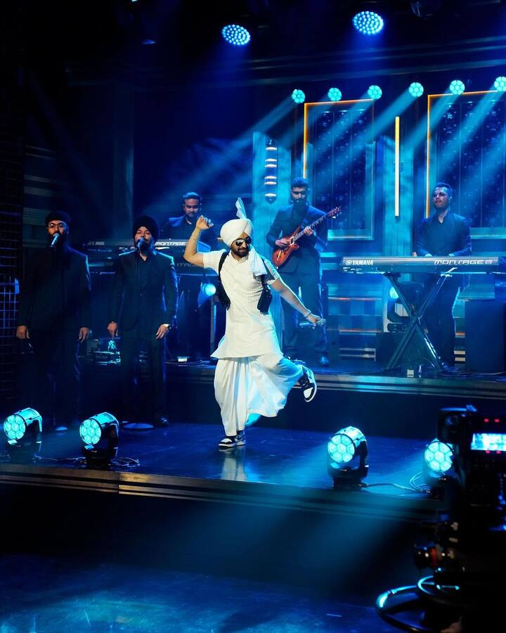 Prior to his performance, Dosanjh shared a backstage clip with Fallon. In the clip, he is teaching the host popular Punjabi phrases, including the greeting