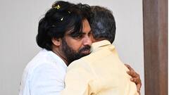 IN PICS: Andhra Pradesh Deputy CM Pawan Kalyan Meets CM Chandrababu Naidu For First Time At Secretariat