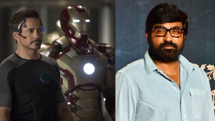 maharaja actor vijay sethupathi responds to iron man dubbing troll Vijay Sethupathi : அயர்ன் மேன் டப்பிங் செட் ஆகாதுன்னு சொன்னேன்.. விஜய் சேதுபதியை கலாய்த்தார்களா? ஏன்?