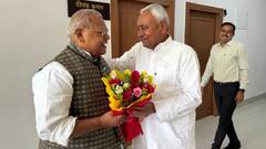 केंद्र में मंत्री बनने के बाद पहली बार नीतीश कुमार से मिले जीतन राम मांझी, गर्मजोशी से मिले दोनों नेता