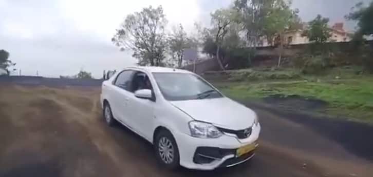Maharashtra Girl Reverses Car Making Insta Reel Drops Off 300-Foot Cliff Video Goes Viral Caught On Cam: Maharashtra Girl Reverses Car While Making Insta Reel, Drops Off 300-Foot Cliff