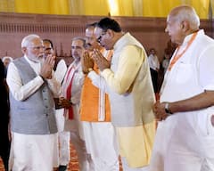 लोकसभा चुनाव के बाद पहली बार यूपी आए पीएम मोदी, सीएम योगी, केशव मौर्य और ब्रजेश पाठक यूं दिखे साथ