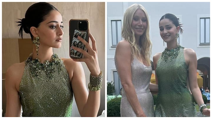 Ananya Panday was a participant at Milan's Swarovski 'Masters of Light' show. Check out her pictures.