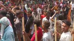 उन्नाव में युवक की मौत के बाद हंगामा, प्रेमिका के परिजनों पर गंभीर आरोप, सड़क पर लगाया जाम