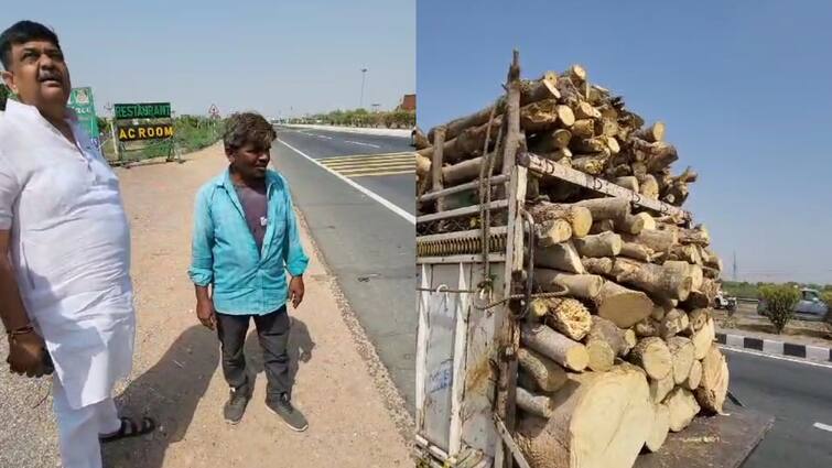Forest Minister Sanjay Sharma seen in action illegal wood on highway take strict action ann Rajasthan: एक्शन में दिखे वन मंत्री, अवैध लकड़ियों से भरी गाड़ी को रोका, फिर क्या हुआ?