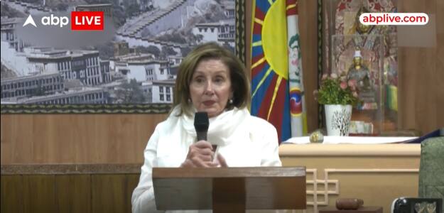 Former US Home Speaker Nancy Pelosi, different US delegates at Dalai Lama Temple in Dharamshala