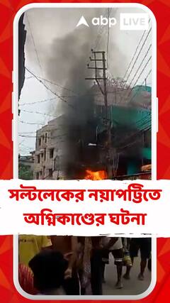 সল্টলেকের নয়াপট্টিতে অগ্নিকাণ্ডের ঘটনা, ভস্মীভূত হয়ে গেল মুদিখানার দোকান