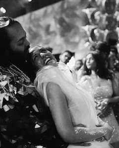 Radhika Merchant Dons A Dreamy Lavender Gown In New Photos With Anant Ambani At Pre-Wedding, See Pics