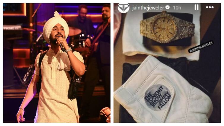 Diljit Dosanjh Watch On The Tonight Show With Jimmy Fallon Is For Rs 1.2 Crore Diljit Dosanjh's Diamond Encrusted Watch That He Wore On The Tonight Show With Jimmy Fallon Is Worth Rs 1.2 Cr