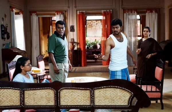 2004 ஆம் ஆண்டு கில்லி படத்தின் மூலம் தரணியுடன் ஆசிஷ் வித்யார்த்தி மீண்டும் இணைந்தார். இந்த படத்தில் மகனுக்கு அட்வைஸ் செய்யும் பாசிடிவ் கதாபாத்திரத்தில் நடித்து இருந்தார்.