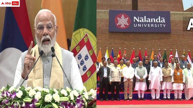 pm modi key comments in nalanda university new campus inauguration in bihar PM Modi: 'పుస్తకాలు కాలిపోవచ్చు కానీ జ్ఞానం కాదు' -  నలంద వర్శిటీ కొత్త క్యాంపస్ ప్రారంభంలో ప్రధాని మోదీ కీలక వ్యాఖ్యలు