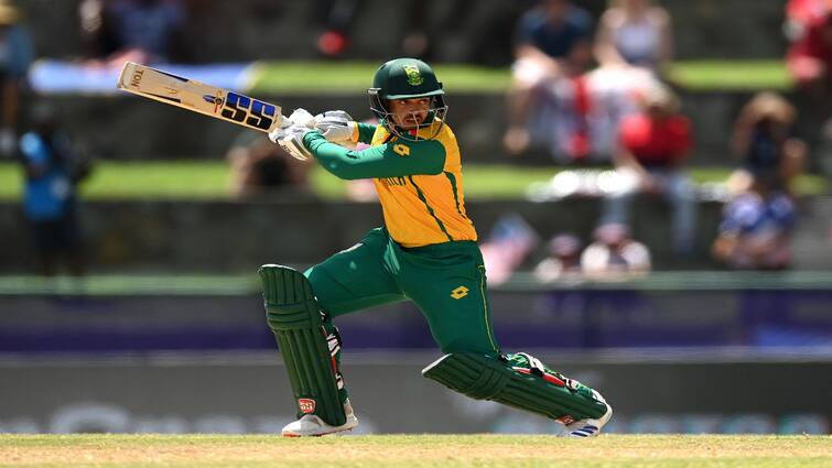 USA vs RSA T20 World Cup 2024 South Africa won by 18 runs USA vs RSA T20 World Cup 2024: சூப்பர் 8 சுற்று.. குயின்டன் டி காக் அசத்தல்.. அமெரிக்காவை வீழ்த்தியது தென்னாப்பிரிக்கா!