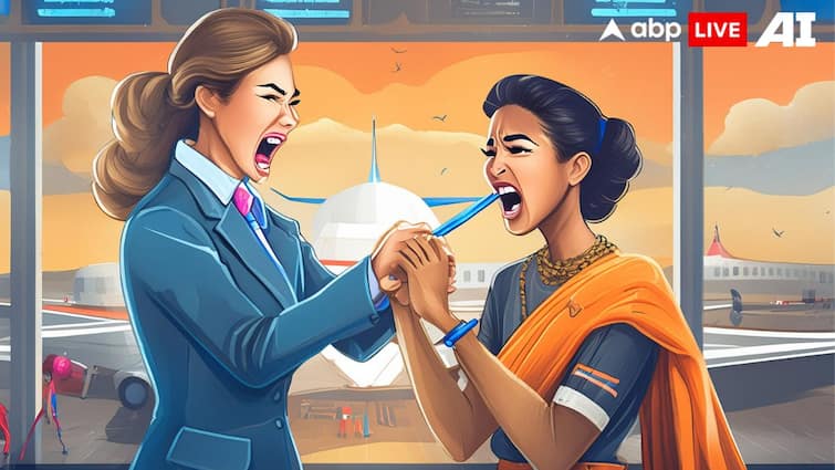 Woman Passenger Booked For Biting Crew Member Lucknow Airport UP Police Woman Bites Akasa Air Staffer At Lucknow Airport After Quarrel With Co-Flyers