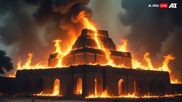 1199 में, एक क्रूर आक्रमणकारी, बख्तियार खिलजी ने विश्वविद्यालय में आग लगा दी. आग इतनी भयंकर थी कि यह महीनों तक जलती रही और विश्वविद्यालय को पूरी तरह से नष्ट कर दिया.