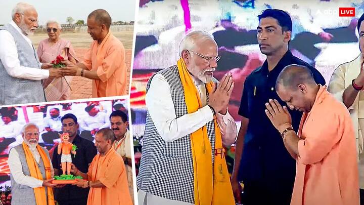 Narendra Modi Yogi Adityanath Meet: वाराणसी दौरे पर पीएम नरेंद्र मोदी मंगलवार शाम को विश्व प्रसिद्ध गंगा आरती में भी शामिल हुए. दशाश्वमेध घाट पर तब उनके साथ सीएम योगी आदित्‍यनाथ भी मौजूद रहे.