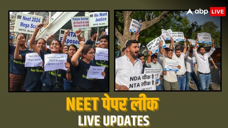Paper Leak Case Live Updates NEET Result Controversy UGC-NET June Exam Cancelled APP Congress Protest SC Paper Leak Case Live: NEET की जांच करेगी हाई लेवल कमेटी, शिक्षा मंत्री बोले- कुछ गड़बड़ी हुई है