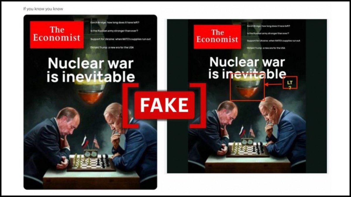 Fact Check: The Economist Cover Image Saying 'Nuclear War Is Inevitable' Is Fabricated