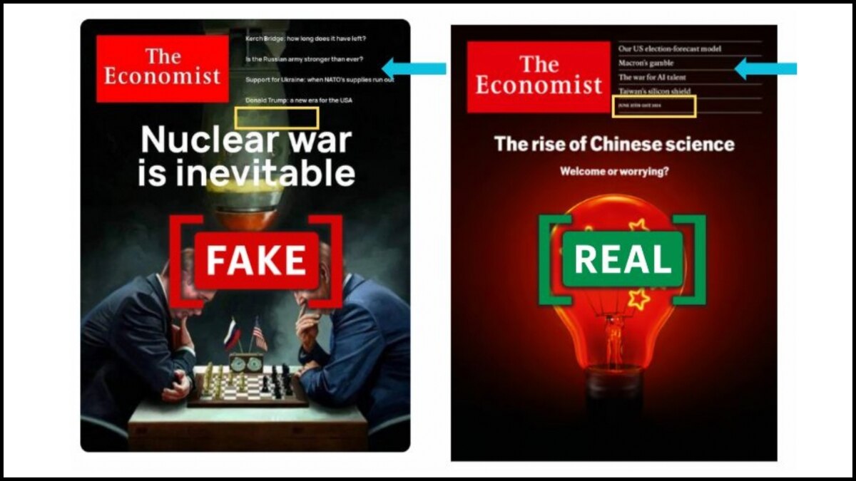 Fact Check: The Economist Cover Image Saying 'Nuclear War Is Inevitable' Is Fabricated