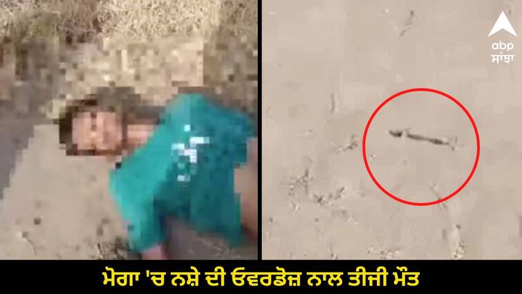 Another death due to drug overdose in Moga Drugs in Punjab: ਮੋਗਾ 'ਚ ਨਸ਼ੇ ਦੀ ਓਵਰਡੋਜ਼ ਨਾਲ ਤੀਜੀ ਮੌਤ, ਸ਼ਰੇਆਮ ਵਿਕ ਰਿਹਾ ਨਸ਼ਾ, ਸਰਕਾਰ ਤੇ ਪੁਲਿਸ ਤੋਂ ਤਸਕਰ ਬੇਖੌਫ਼ !