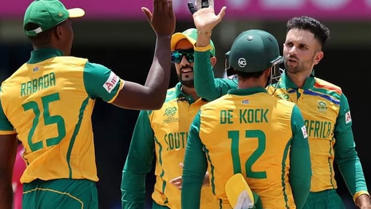 South Africa Wins Beats USA By 18 Runs T20 World Cup 2024 USA vs SA: સાઉથ આફ્રિકાએ સતત પાંચમી મેચ જીતી, 15 વર્ષ જૂના રેકોર્ડની કરી બરોબરી, USAને 18 રનથી હરાવ્યું