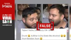 Fact Check: Edited Video Of Bihar Politician Tejashwi Yadav Used To Claim He Was ‘Drunk’ During Media Briefing