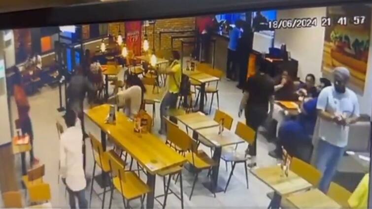 Man Shot At Inside Burger King Outlet In Delhi's Rajouri Garden, Chilling Video Emerges — On Cam