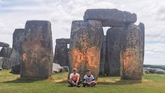 UK: Indian-Origin Man Among Activist Duo Held For Spraying Orange Powder On Stonehenge