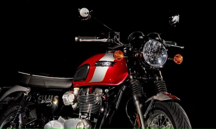 Triumph Bonneville T120 Elvis Presley limited edition in globle market byke price in mumbai delhi india marathi news  Triumph Bonneville T120 : ट्रायम्फची स्पेशल एडिशन बाईक बाजारात, म्युझिकसोबत मिळणार बेस्ट कॉम्बिनेशन; मुंबईत किती लाख असणार किंमत? 