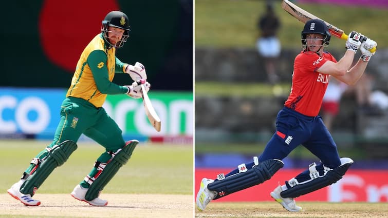 ENG vs SA T20 World Cup 2024 Super 8 Match Preview Playing 11 Pitch Weather Head To Head ENG vs SA T20 World Cup 2024 Super 8 Match Preview: Probable Playing 11s, Pitch & Weather Report, Head-To-Head Record & More