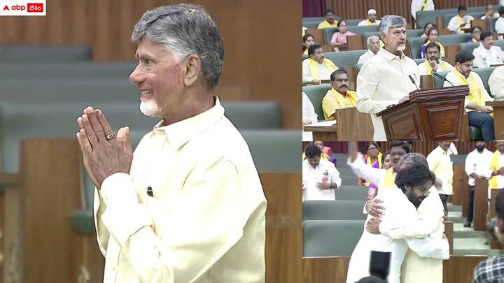 AP Assembly Session 2024: ఏపీ అసెంబ్లీ సమావేశాలు ప్రారంభమయ్యాయి. సీఎం చంద్రబాబు, డిప్యూటీ సీఎం పవన్ కల్యాణ్ సహా కొత్తగా ఎన్నికైన ఎమ్మెల్యేలు సభలో ప్రమాణస్వీకారం చేశారు.