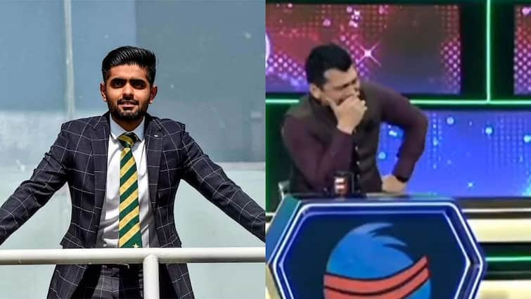 babar azam brutally roasted on pakistan cricket show cousin brother kamran akmal laughed hard video goes viral Watch: शादी से बढ़ेगा स्ट्राइक रेट..., भाई ने बाबर आजम का उड़ाया मज़ाक, लाइव टीवी पर की घनघोर बेइज्जती