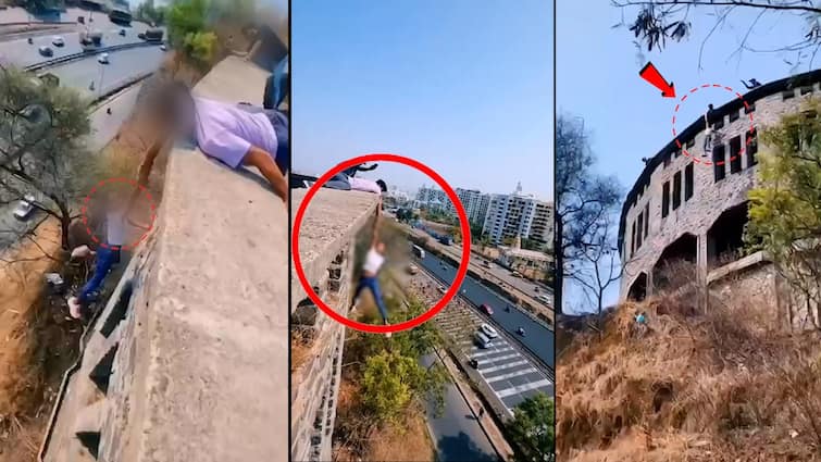 pune teen reckless stunt viral video police arrest two people Day After Teens' Reckless Stunt Goes Viral, Pune Police Nab Two After Public Outrage