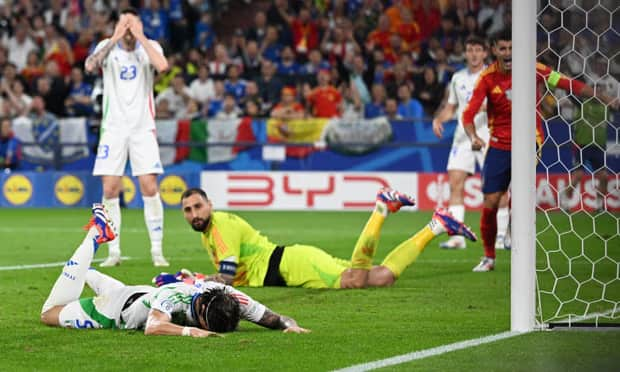 Euro 2024: Spain blanks Italy to reach knockout round Euro 2024: ਸਪੇਨ ਦੀ ਇਟਲੀ 'ਤੇ ਵੱਡੀ ਜਿੱਤ, ਆਖਰ ਤੱਕ ਫਸਿਆ ਰਿਹਾ ਮੈਚ, ਇੱਕ ਗੋਲ ਨੇ ਬਦਲੀ ਕਿਸਮਤ