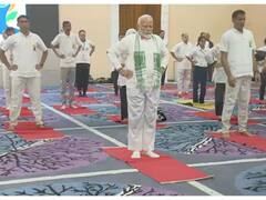 International Yoga Day 2024: PM ਮੋਦੀ ਦੇ ਯੋਗ ਦੀਆਂ ਤਸਵੀਰਾਂ ਆਈਆਂ ਸਾਹਮਣੇ, ਡਲ ਝੀਲ ਦੇ ਕਿਨਾਰੇ ਕੀਤਾ ਯੋਗਾ