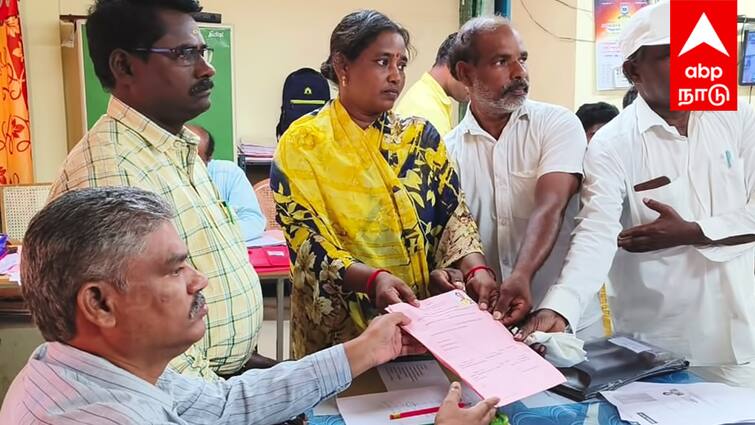 Vikravandi by election Shree Mathi mother filed nomination - TNN Vikravandi by election: தேர்தலில் குதித்த ஸ்ரீ மதியின் தாயார் ... அதிகாரம் கையில் இருக்க வேண்டும்