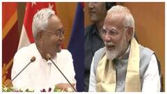 CM नीतीश कुमार ने तारीफ में कहा कुछ ऐसा, मंच पर हंसी नहीं रोक पाए प्रधानमंत्री मोदी