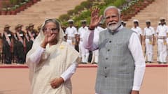 Bangladeshi PM Sheikh Hasina Receives Ceremonial Guard Of Honour At Rashtrapati Bhavan