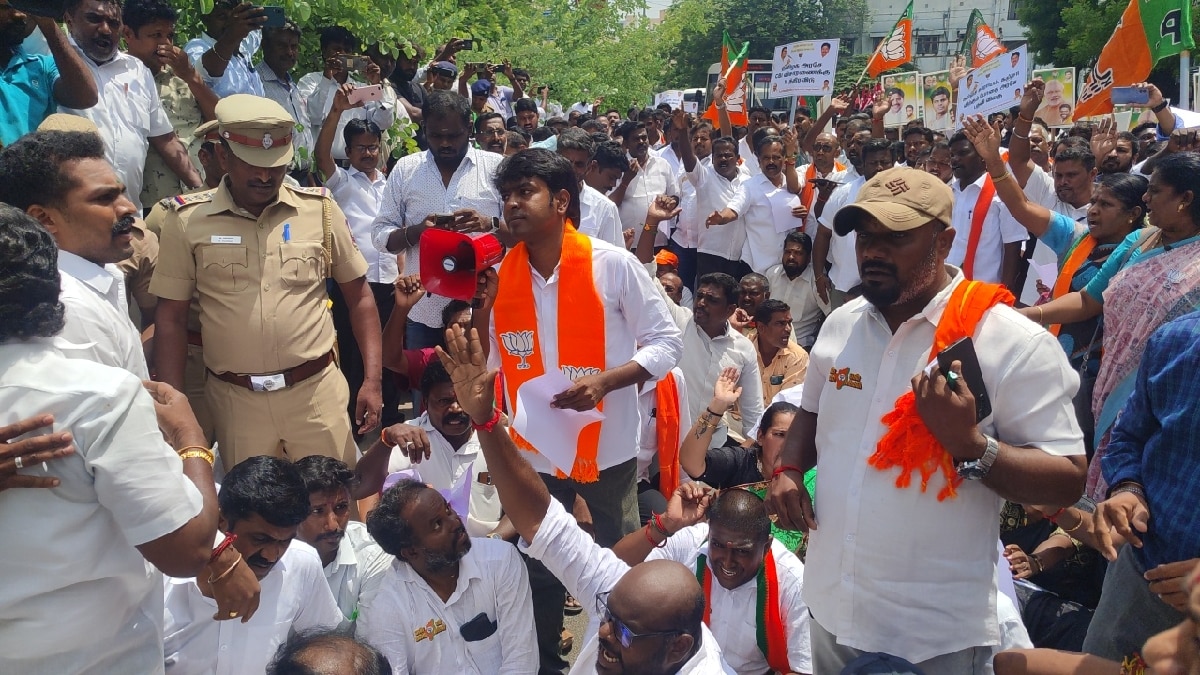 BJP Protest: கள்ளக்குறிச்சி கள்ளச்சாராயம் விவகாரம் - சேலத்தில் பாஜகவினர் 500க்கும் மேற்பட்டோர் போராட்டம்