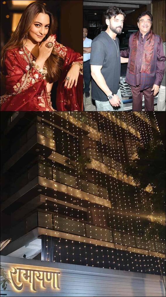 सोनाक्षी- जहीर की शादी के लिए दुल्हन की तरह सजा शत्रुघ्न सिन्हा का घर रामायण