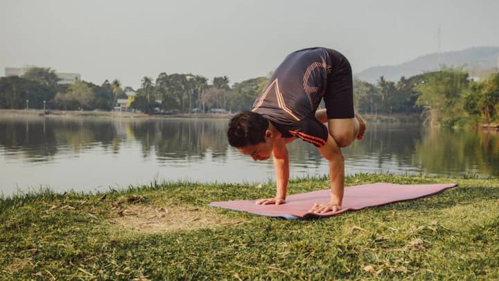 Among running, exercising and yoga, yoga is the most beneficial.  Yoga not only benefits your physical health but also your mental health.