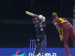 Watch: ਐਰੋਨ ਜੋਨਸ ਨੇ ਮਾਰਿਆ 101 ਮੀਟਰ ਲੰਬਾ ਛੱਕਾ, ਦੇਖਦੇ ਰਹਿ ਗਏ ਵੈਸਟਇੰਡੀਜ਼ ਦੇ ਗੇਂਦਬਾਜ਼ ਤੇ ਖਿਡਾਰੀ