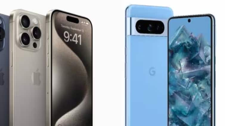 Google Pixel 8 vs iPhone 15 Pro Max Comparison Price Features Specs Display in Hindi Google Pixel 8 vs iPhone 15 Pro Max: कौन सा फोन आपके लिए है बेहतर? यहां जान लें खुद