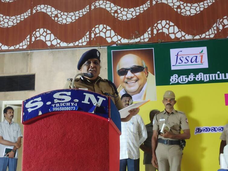 Trichy Police Commissioner Kamini says Youth is the backbone of a state progress - TNN ஒரு மாநிலத்தின் முன்னேற்றத்திற்கு முதுகெலும்பாக இருப்பது இளைஞர்கள் தான் - திருச்சி காவல் ஆணையர் காமினி