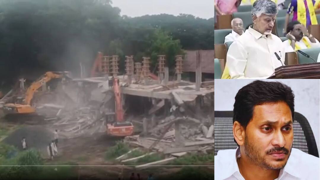 Watch Video: அன்று சந்திரபாபுவின் வீடு, இன்று ஜெகன் மோகனின் அலுவலகம்- ஆந்திராவில் அனல்பறக்கும் பழிவாங்கும் அரசியல்?