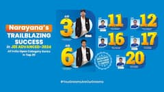 Narayanites Excel In JEE Advanced 2024: Engineering Dreams Fulfilled