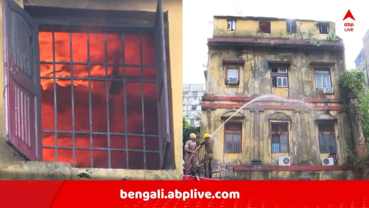 Massive Fire Gripped garstin place building panic gripped locals Kolkata Garstin Place Fire : কালো ধোঁয়ায় ঢেকেছে গার্স্টিন প্লেস , প্রাচীন বাড়িকে গ্রাস করল ভয়াবহ আগুন, রাস্তায় ২৫ পরিবার