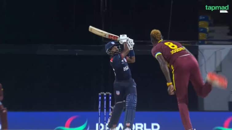 Watch: आरोन जोन्स ने जड़ा 101 मीटर लंबा छक्का, देखते रह गए वेस्टइंडीज के गेंदबाज और खिलाड़ी