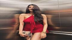 Palak Tiwari PHOTO: પલક તિવારીએ રેડ શોર્ટ ડ્રેસમાં લીફ્ટમાં આપ્યા ગ્લેમરસ પોઝ