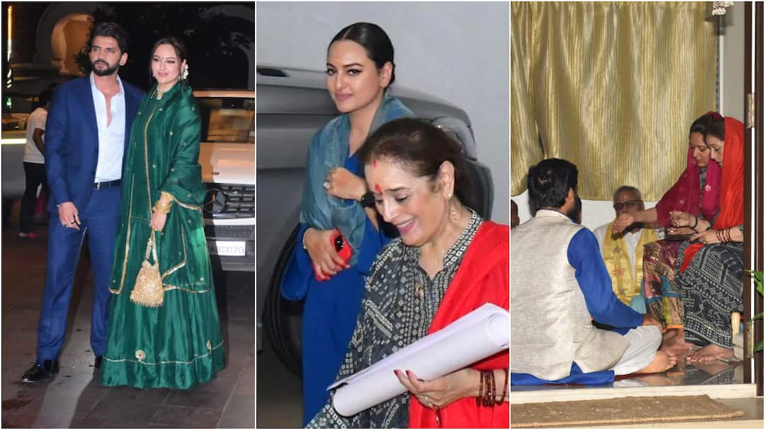 Sonakshi Sinha Marriage: ఆ పుకార్లకు చెక్, సోనాక్షి పెళ్లికి అంతా సిద్ధం - తల్లితో కలిసి పూజ చేసిన నటి Sonakshi Sinha Reached Home and She Performed Puja With Her Mother Sonakshi Sinha Marriage: ఆ పుకార్లకు చెక్, సోనాక్షి పెళ్లికి అంతా సిద్ధం - తల్లితో కలిసి పూజ చేసిన నటి